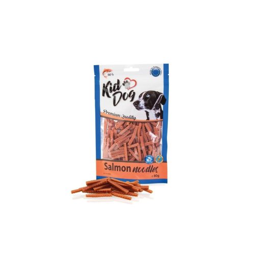 KidDog Salmon Noodles lazachús csíkok 80 g