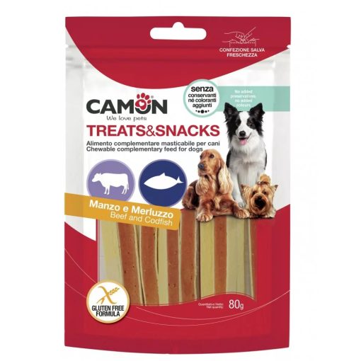 Camon marhás, tőkehalas szendvics stick 80 g