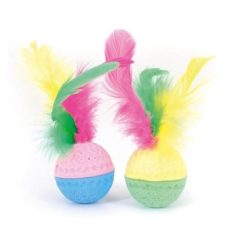 Camon tollas szivacslabda macskáknak 4 cm, 2 db