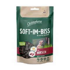   Christopherus Grain Free Soft-Im-Biss puha jutalomfalatok | szarvasos 125 g