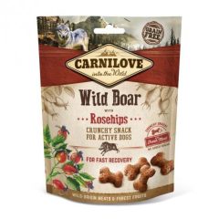   Carnilove Crunchy Snack Wild Boar & Rosehips ropogós falatok | vaddisznó & csipkebogyó 200 g
