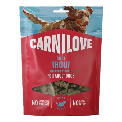 Carnilove Dog Soft Snack Trout Enriched with Dill puha falatok | pisztráng & kapor 200 g