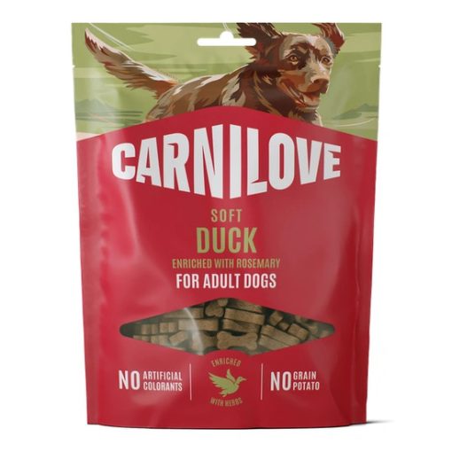 Carnilove Dog Soft Snack Duck Enriched with Rosemary puha falatok | kacsa & rozmaring 200 g