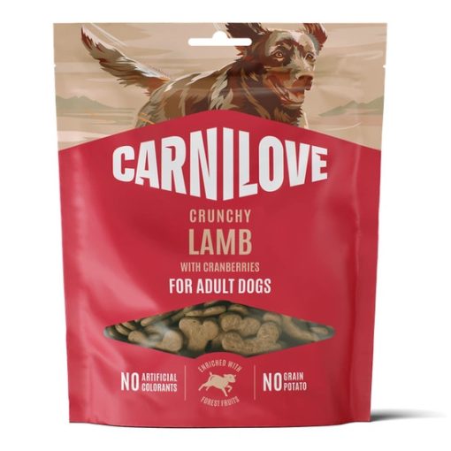 Carnilove Dog Crunchy Snack Lamb with Cranberries ropogós falatok | bárány & vörösáfonya 200 g