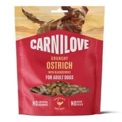   Carnilove Dog Crunchy Snack Ostrich with Blackberries ropogós falatok | strucc & szeder 200 g