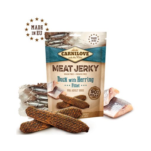 Carnilove Meat Jerky Duck with Herring Fillet | kacsa heringfilével 100 g