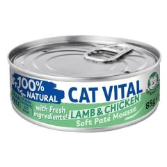   Cat Vital Mousse krémes pástétom konzerv báránnyal és csirkével felnőtt macskáknak 85 g