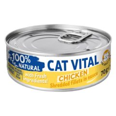   Cat Vital csirkefilé falatok szószban felnőtt macskáknak 70 g