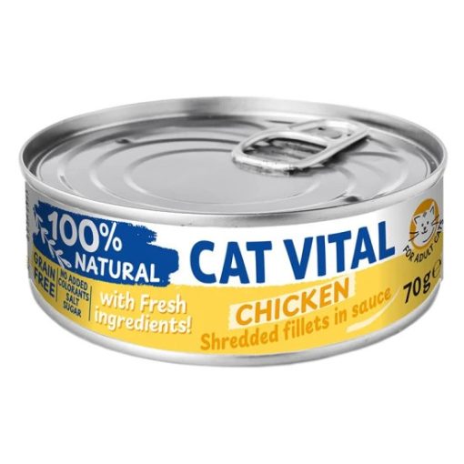 Cat Vital csirkefilé falatok szószban felnőtt macskáknak 70 g