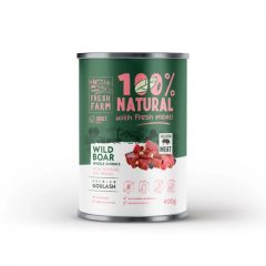   Fresh Farm Goulash with wild boar | vaddisznós nedves eledel kutyáknak 400 g