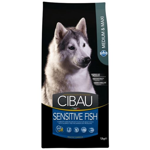 Cibau Sensitive Fish Medium/Maxi kutyatáp 12+2 kg