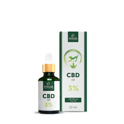 Pokusa GreenLine 3%-os CBD olaj lazacolajjal kutyáknak és macskáknak 10 ml