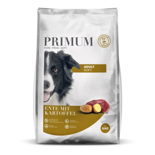 Primum Soft félnedves kutyaeledel kacsával és burgonyával 1,5 kg