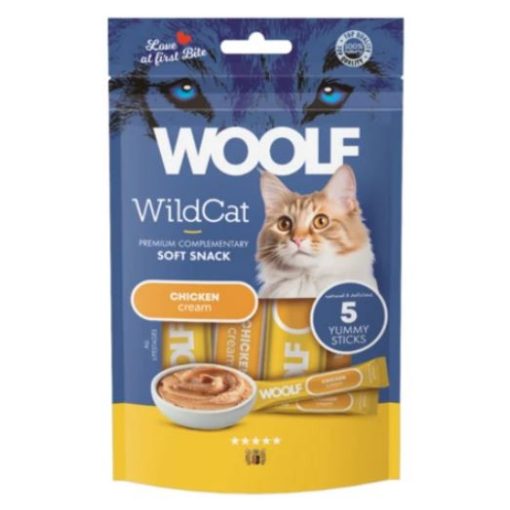 Woolf Wildcat csirkés krém snack macskáknak 70 g