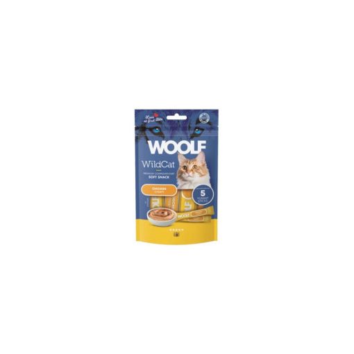 Woolf Wildcat csirkés krém snack macskáknak 70 g