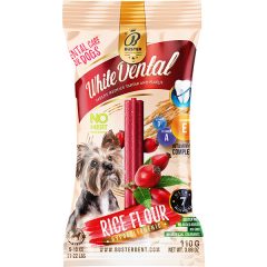   Buster White Dental Sticks hipoallergén (rizs alapú) rágórúd kistestű kutyáknak
