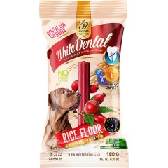   Buster White Dental Sticks hipoallergén (rizs alapú) rágórúd közepes testű kutyáknak