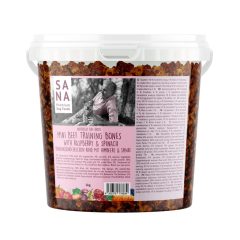   Sana Dog marhás tréning csontok málnával és spenóttal 1 kg