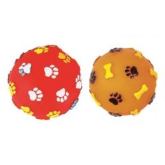 Tatrapet® sípoló, mintás vinil labda 8 cm