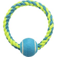 Trixie Rope Ring with Tennis Ball teniszlabda kötélkarikán 6 cm/18 cm