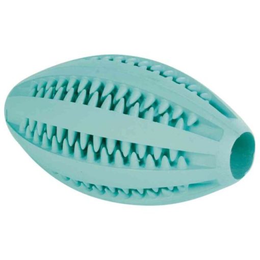 Trixie Denta Fun mentás fogtisztító rögbi labda 11 cm