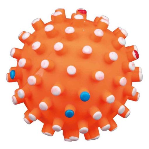 Trixie sípoló tüskés gumilabda 6 cm