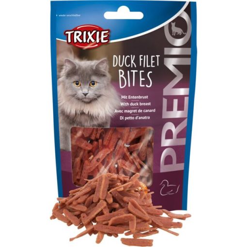 Trixie Premio Duck Filet Bites kacsás jutalomfalat macskák részére 50 g