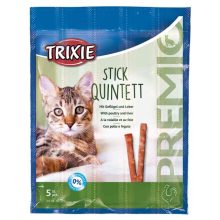 Trixie Premio Stick Quintett baromfi/máj jutalomfalat macskák részére 5x5 g