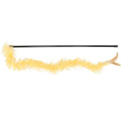 Trixie macskapálca plüss szalaggal és tollal 48 cm
