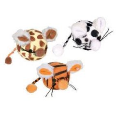   Trixie plüss egérlabda zsinórral macskák részére 4,5 cm