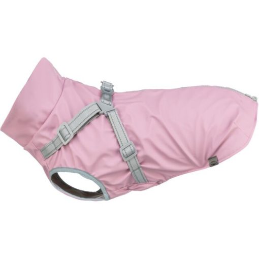 Trixie Pontis esőkabát hámmal pink, S - 33 cm