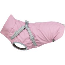 Trixie Pontis esőkabát hámmal pink, S - 40 cm