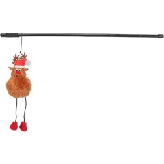 Trixie Xmas rénszarvasos macskapálca csengővel 45 cm