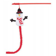 Trixie Xmas hóemberes macskapálca 31 cm