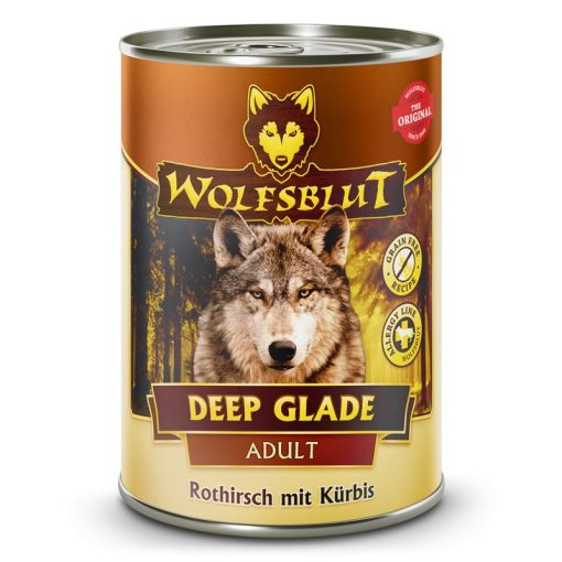 Wolfsblut Deep Glade Adult konzerv felnőtt kutyáknak rőtvaddal és tökkel 395 g