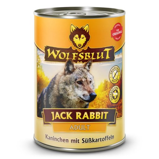 Wolfsblut Jack Rabbit Adult konzerv felnőtt kutyáknak nyúl és zöldségekkel 395 g