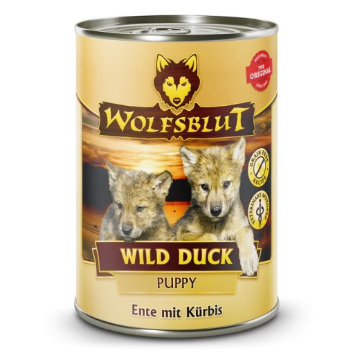 Wolfsblut Wild Duck & Turkey Puppy konzerv kölyökkutyáknak kacsával, pulykával és burgonyával 395 g