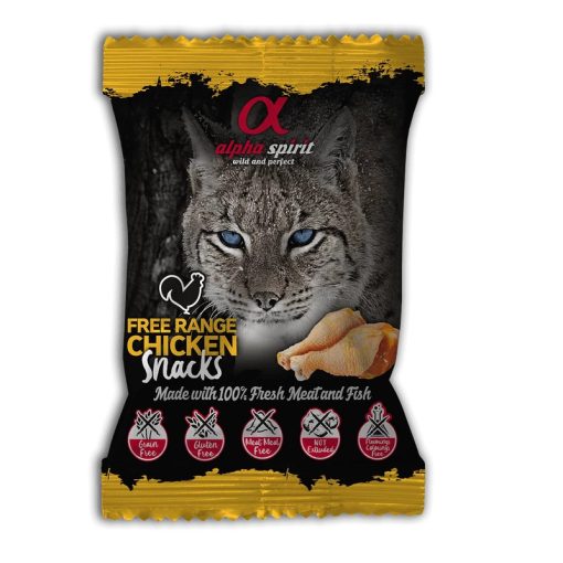 Alpha Spirit Snacks csirkés jutalomfalat macskáknak 50 g