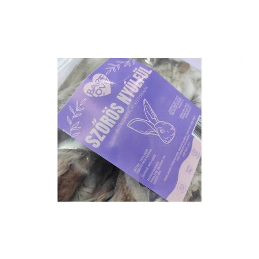 Barf Love szárított szőrös nyúlfül kutyáknak 250 g