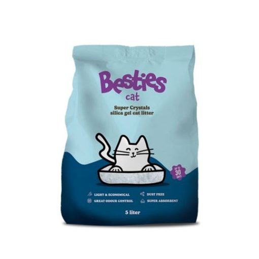 Besties Cat Super Crystals szilikonos macskaalom 5 liter