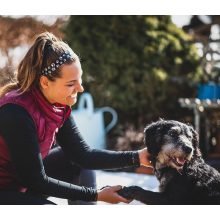 Bjež® Style Paws fejpánt | fekete-fehér