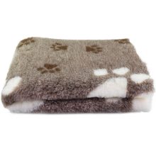 Blovi DryBed VetBed A+ csúszásmentes fekhely | bézs tappancsos 100 x 75 cm