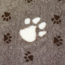 Blovi DryBed VetBed A+ csúszásmentes fekhely | bézs tappancsos 100 x 75 cm