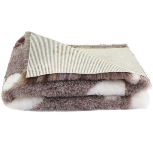 Blovi DryBed VetBed A+ csúszásmentes fekhely | bézs tappancsos 100 x 75 cm