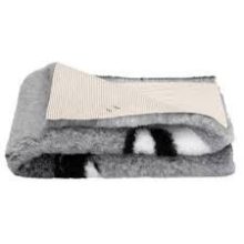Blovi DryBed VetBed A+ csúszásmentes fekhely | szürke-fehér bárányos 100 x 75 cm