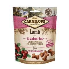  Carnilove Crunchy Snack Lamb & Cranberries ropogós falatok | bárány & vörösáfonya 200 g