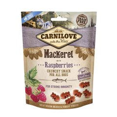   Carnilove Crunchy Snack Mackerel & Raspberies ropogós falatok | makréla & málna 200 g