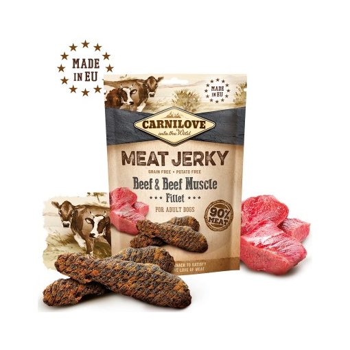 Carnilove Meat Jerky Beef & Beef Muscle Fillet | marhafilé 100 g