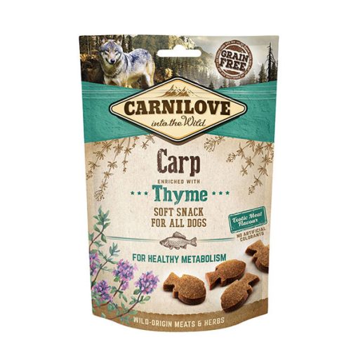 Carnilove Soft Snack Carp & Thyme puha falatok | ponty & kakukkfű 200 g