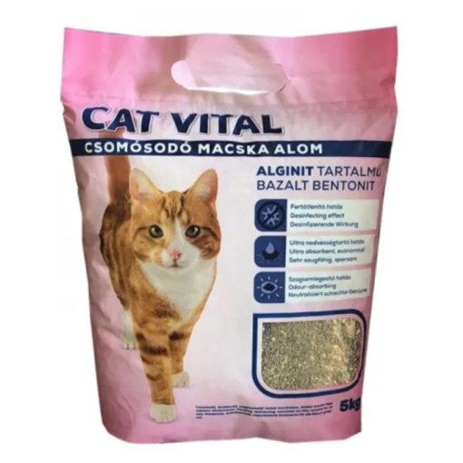 Cat Vital macskaalom alginit tartalmú bazalt bentonit 5 kg